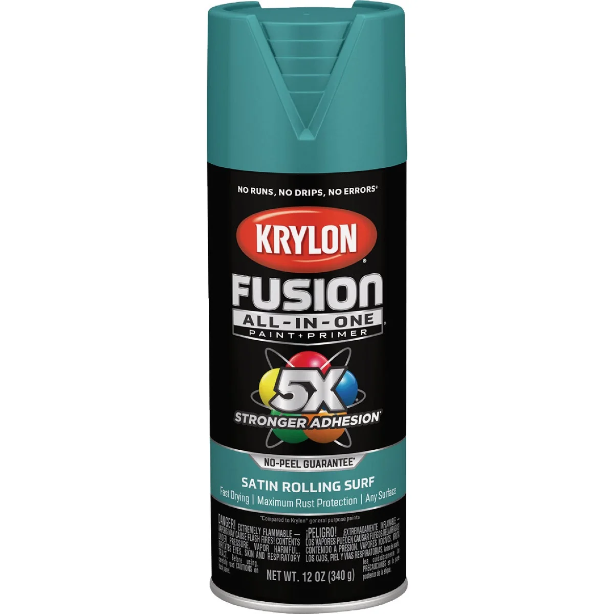 Trendy Krylon Fusion All-In-One 12 Oz. Satin Spray Paint Rolling Surf Classic