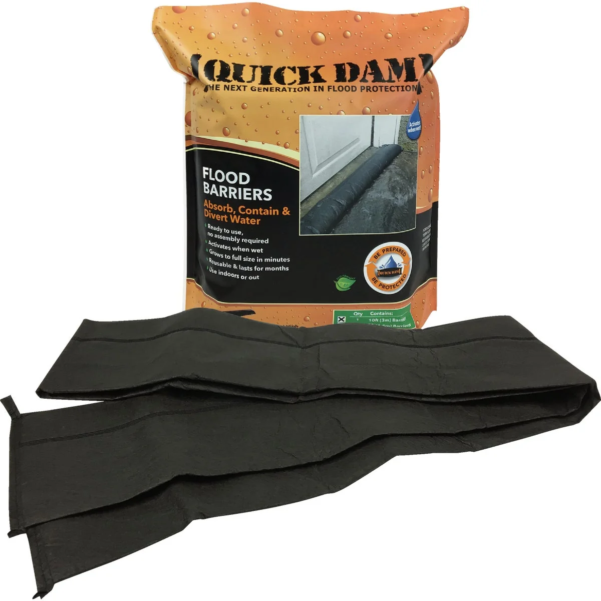 Versatile Quick Dam 10 Ft. Flood Barrier Verified