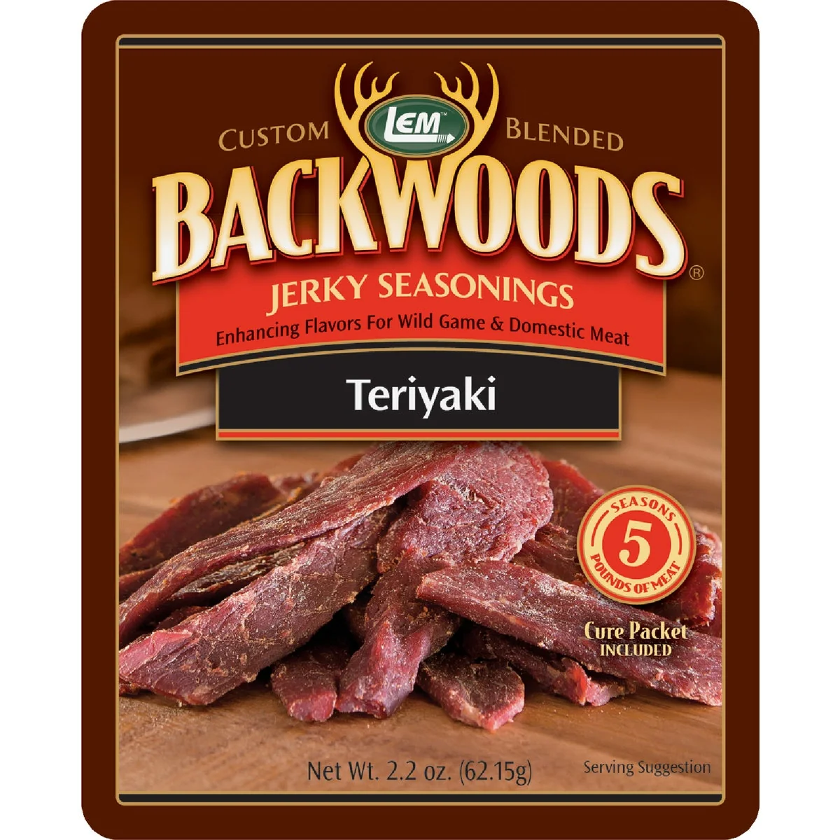 Elite LEM Backwoods 2.2 Oz. Jerky Seasoning Certified