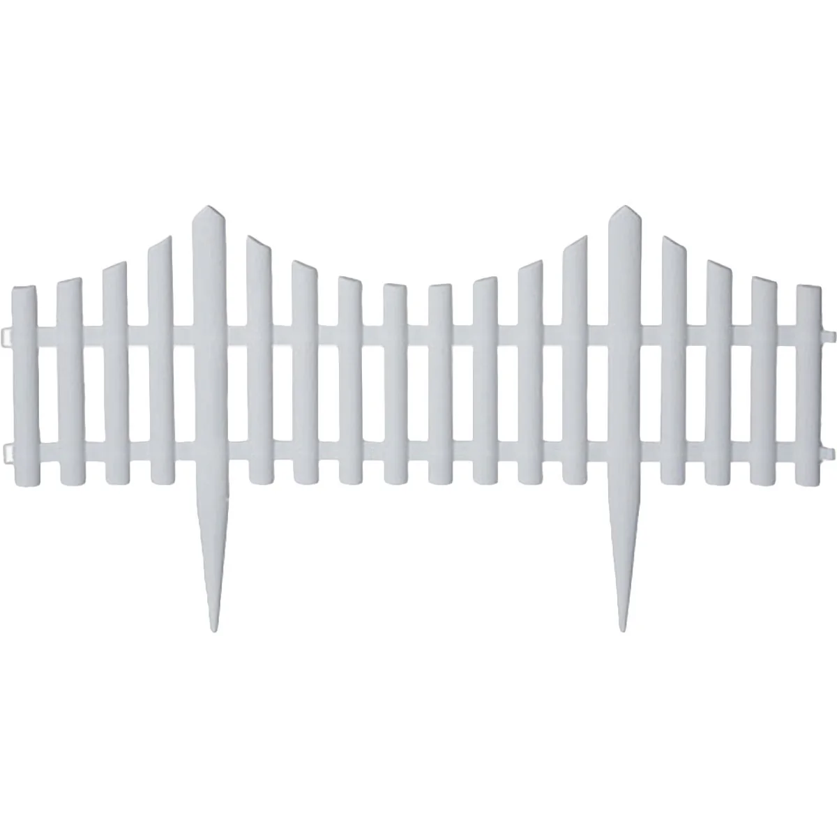Healthy Emsco Group 24 In. W. x 13 In. H. White Plastic Picket Fence Outstanding