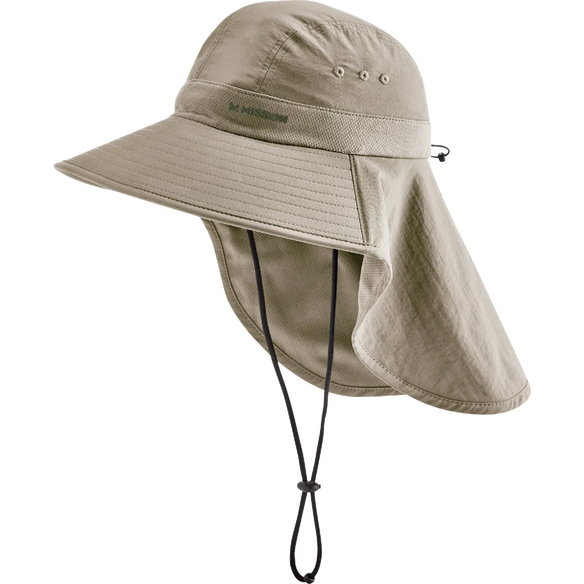 Comfortable Mission Oatmeal Cooling Sun Defender Hat Fast