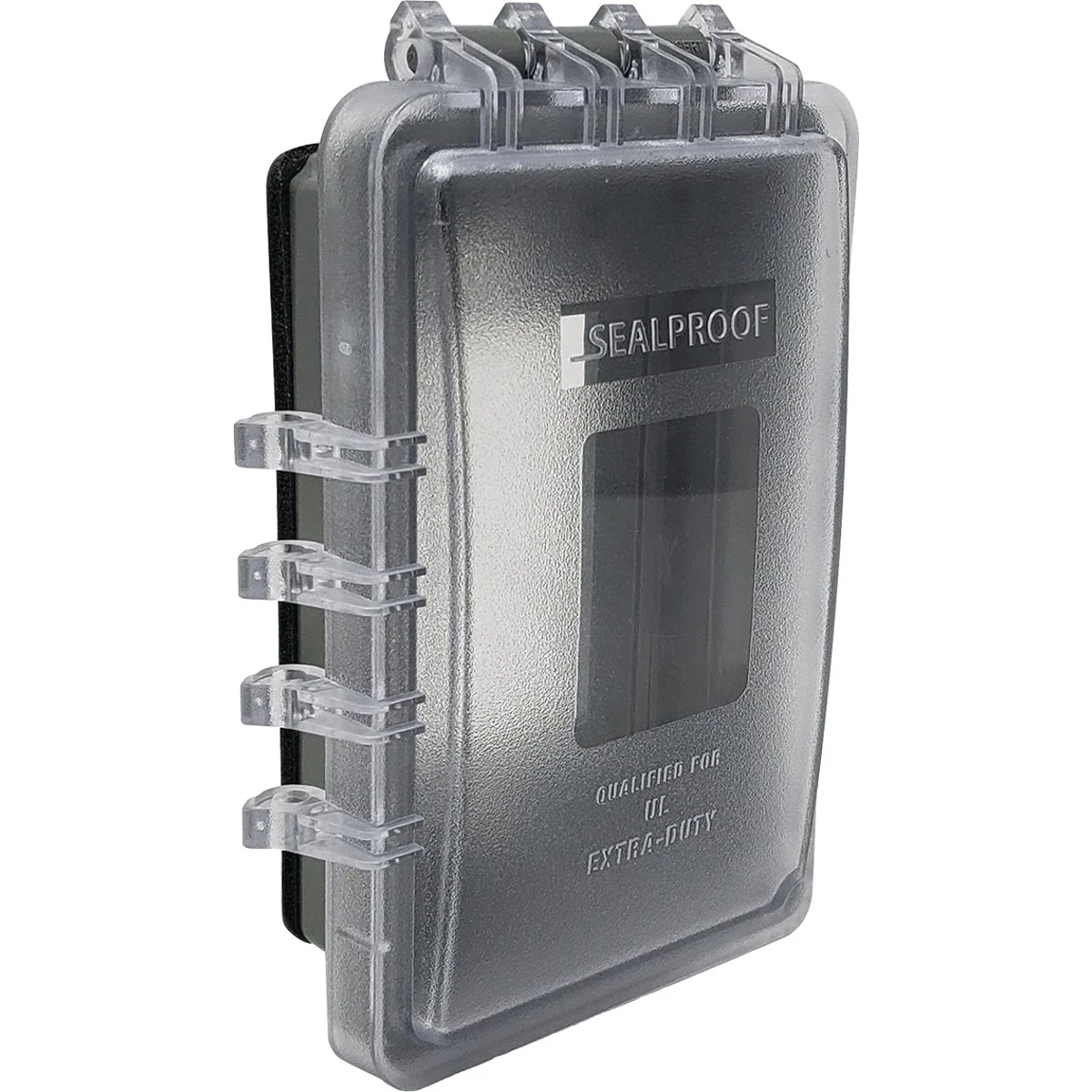 Innovative Southwire 18-In-1 Single Gang Non-Metallic Multi-Use Clear Weatherproof Cover Detailed