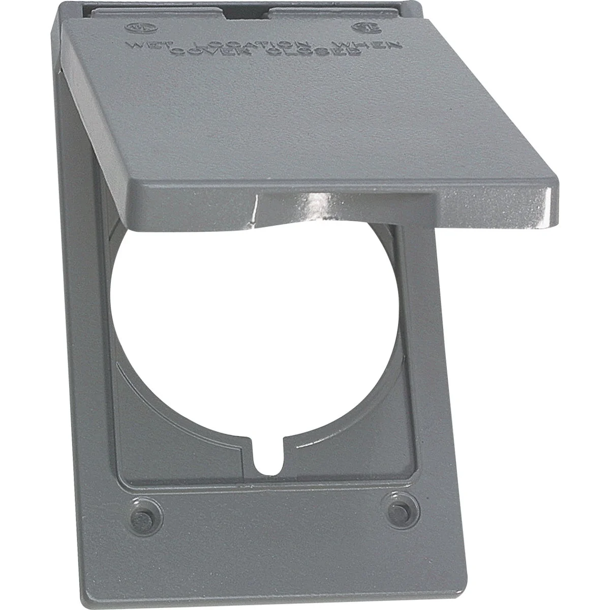 Eco-Friendly Southwire Single Gang 30A 50A Gray Vertical Weatherproof Cover Verified