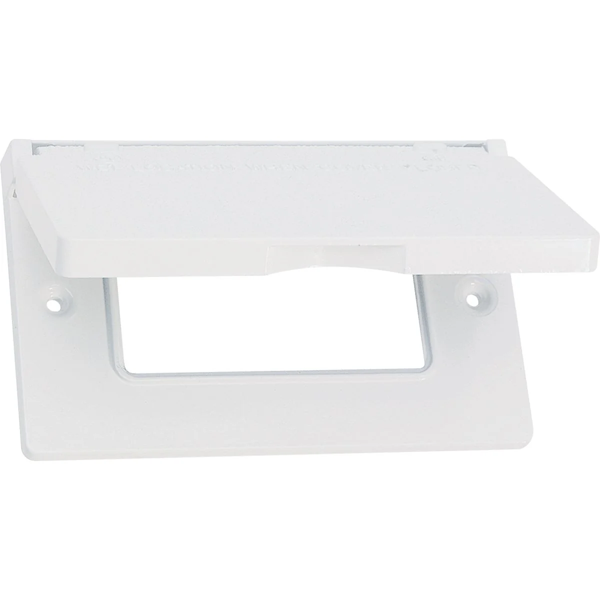 High-End Southwire Single Gang Horizontal White Weatherproof GFCI Cover Flexible