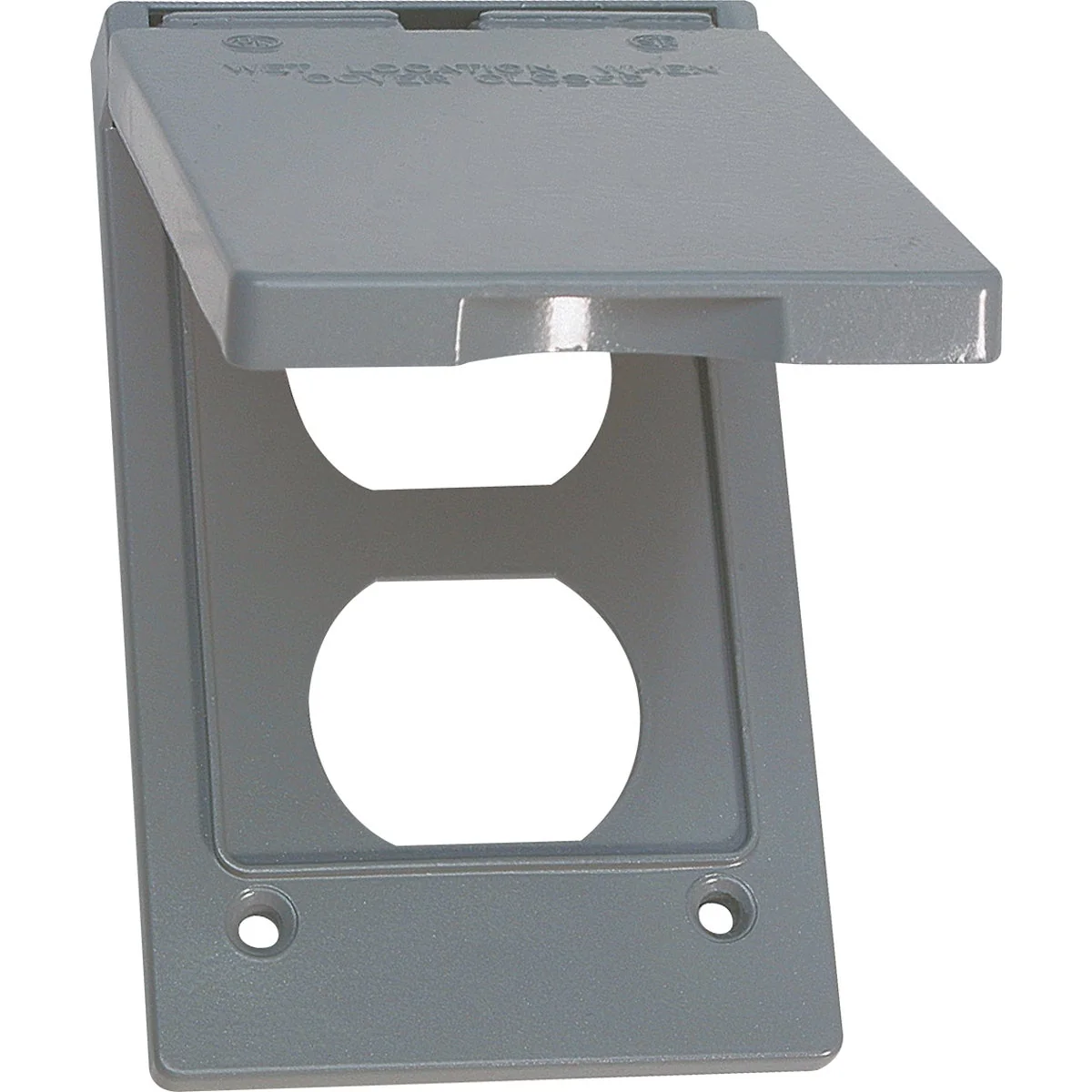 Luxury Southwire Single Gang Gray Vertical Weatherproof Duplex Cover Modern