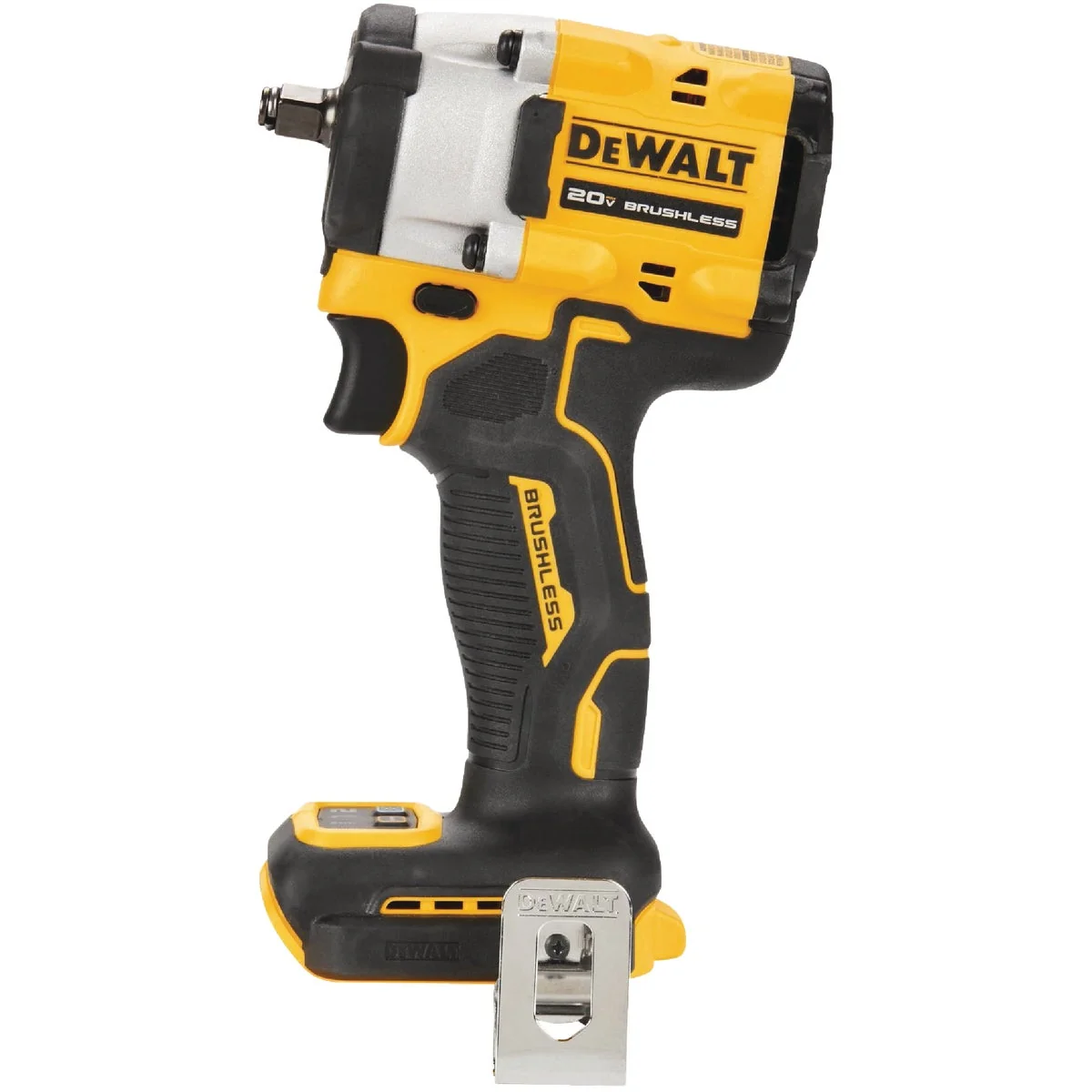 Solid DEWALT ATOMIC 20V MAX Brushless 3 8 In. Cordless Impact Wrench with Hog Ring Anvil Tool Only Premium Material