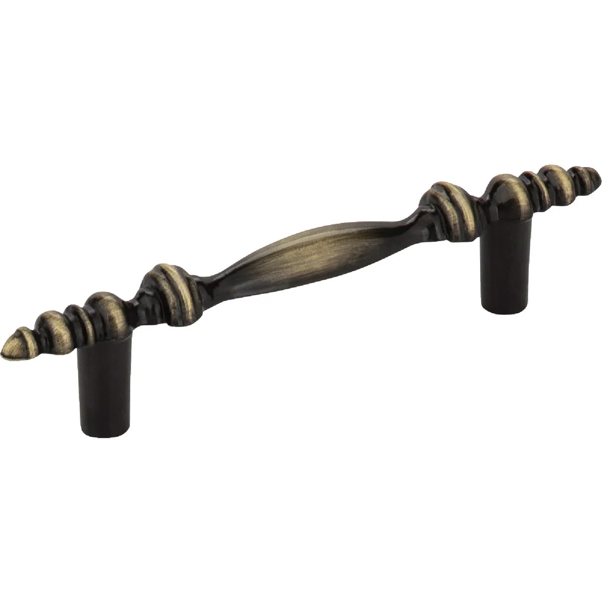 Innovative Elements Kingsport 4-3 8 In. Overall Length Brushed Antique Brass Baroque Cabinet Pull Recyclable