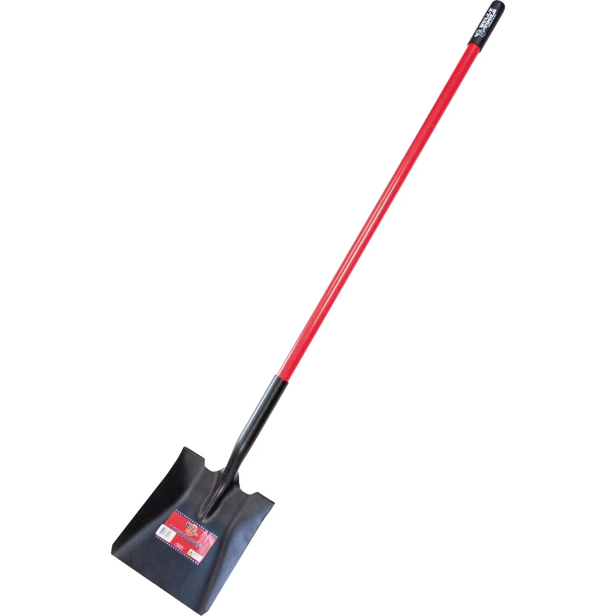 Fine Crafted Bully Tools 50 In. Fiberglass Handle Square Point Shovel Durable