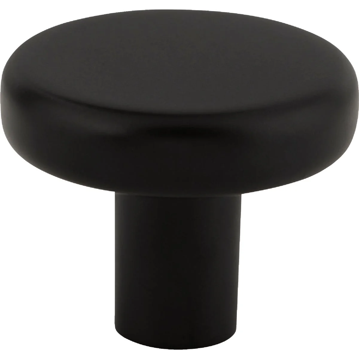 Outstanding Elements Gibson 1-1 4 In. Dia. Matte Black Cabinet Knob Secure