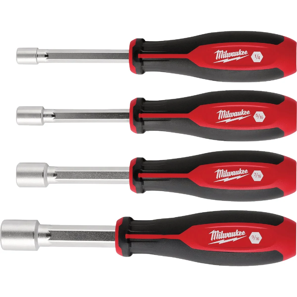 Quality Milwaukee Standard HollowCore Magnetic Nut Driver Set 4-Piece Exclusive
