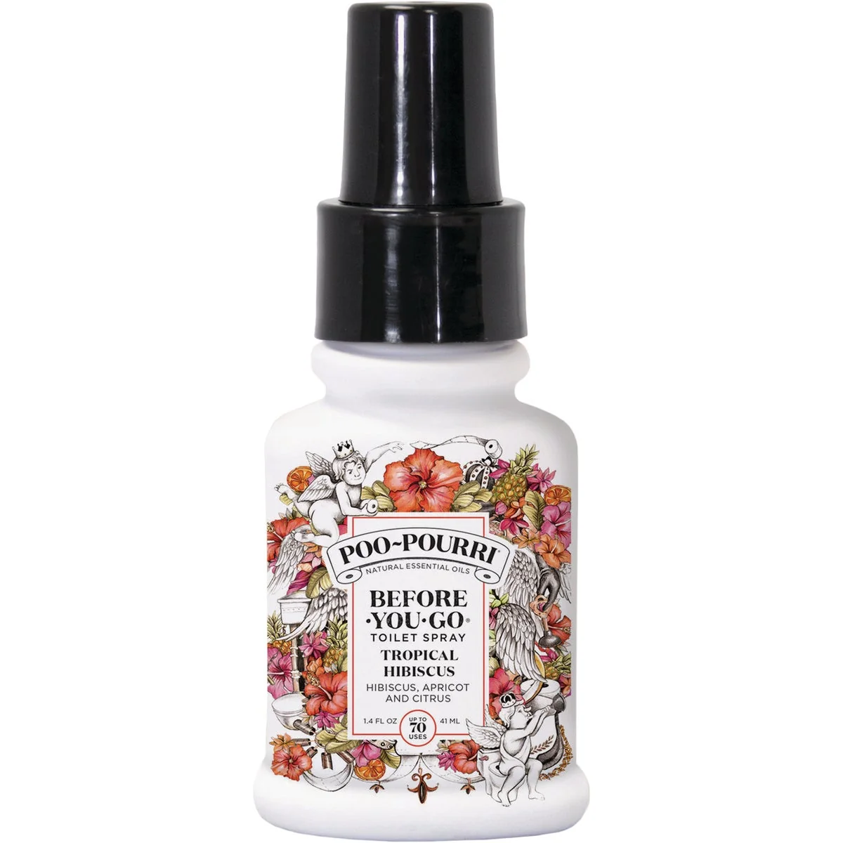Original Design Poo-Pourri Before-You-Go 1.4 Oz. Tropical Hibiscus Deodorizer Spray Crafted