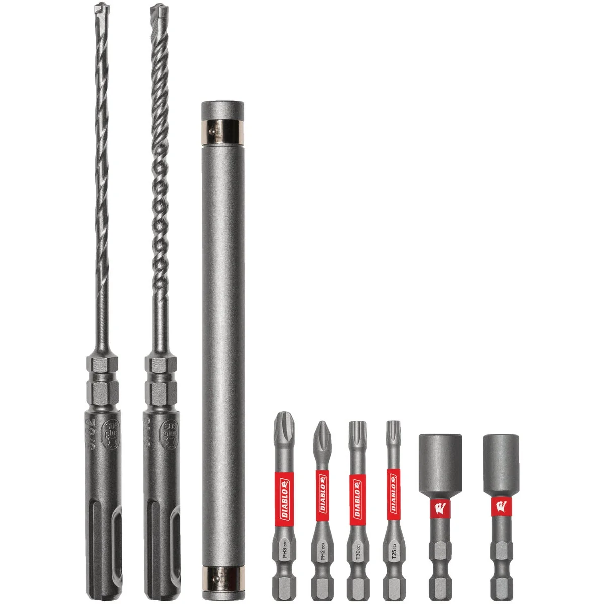 Effective Diablo Concrete Anchor Drive Installation Set 9-Piece Authentic