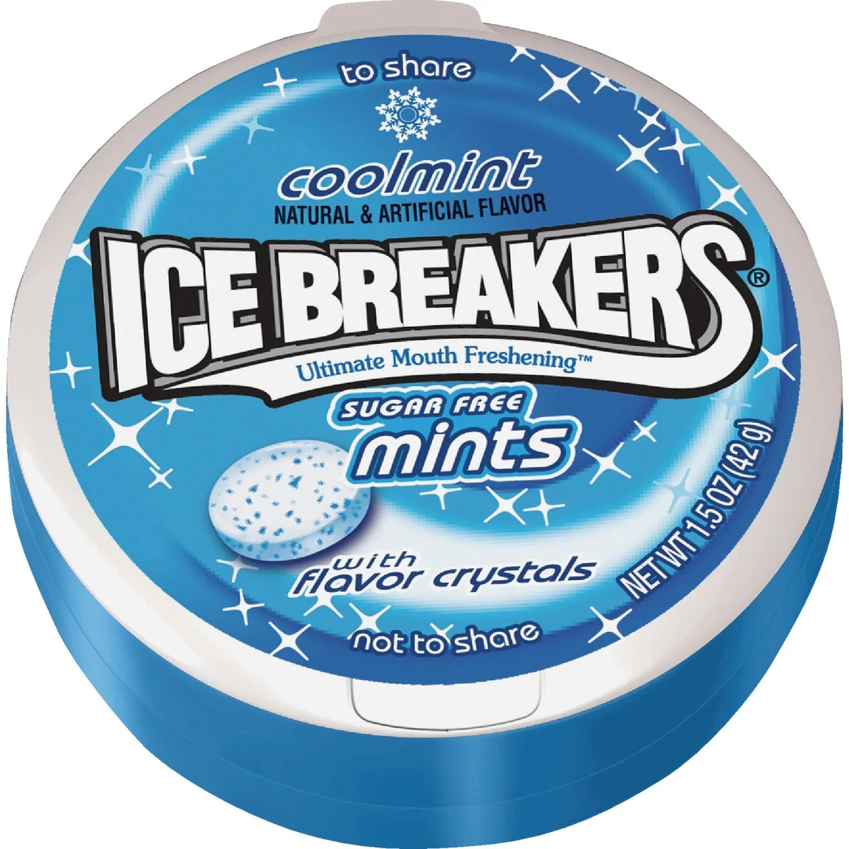 User-Friendly Ice Breakers 1.5 Oz. Coolmint Sugar Mints Genuine