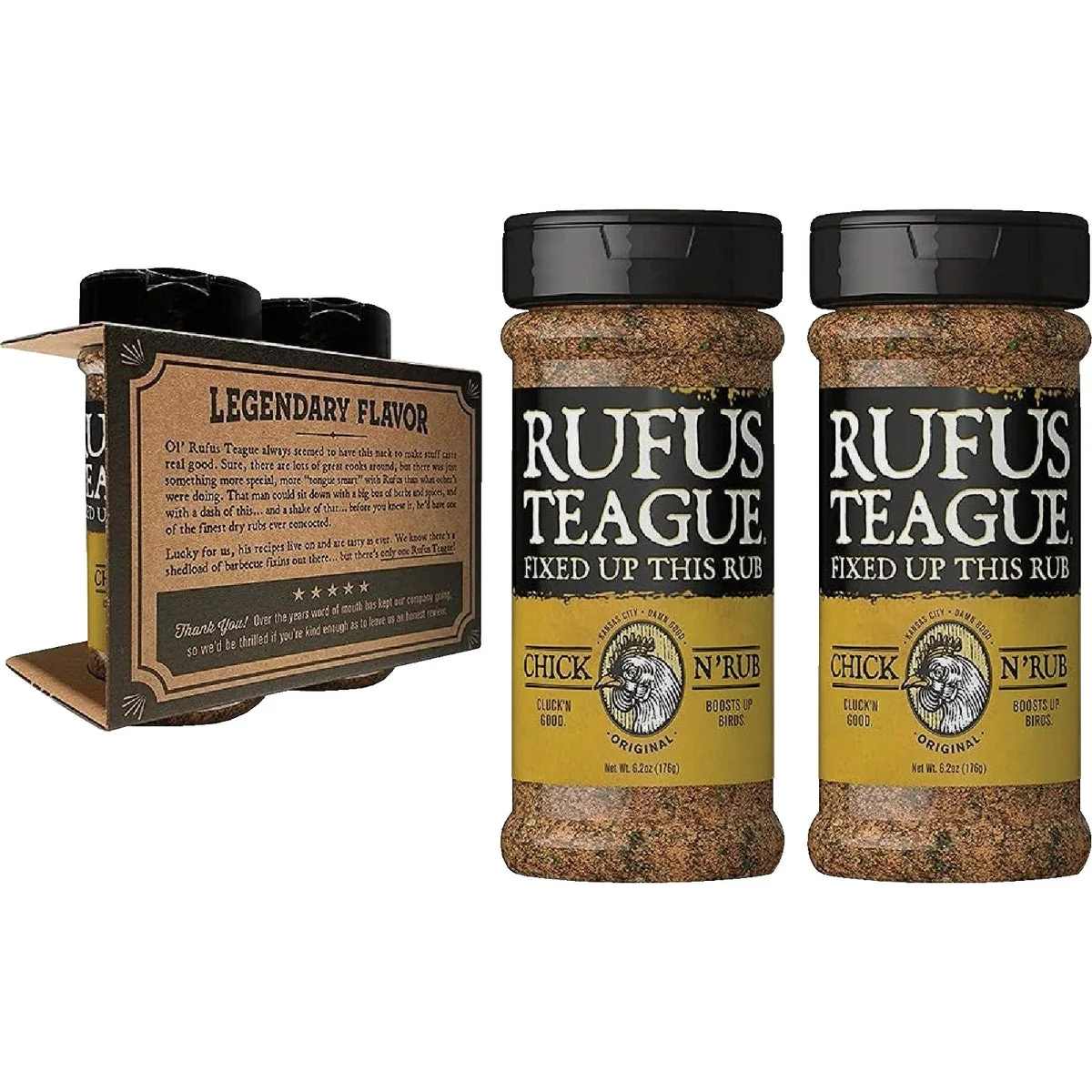 High-End Rufus Teague 6.2 Oz. Chick N’ Rub Versatile