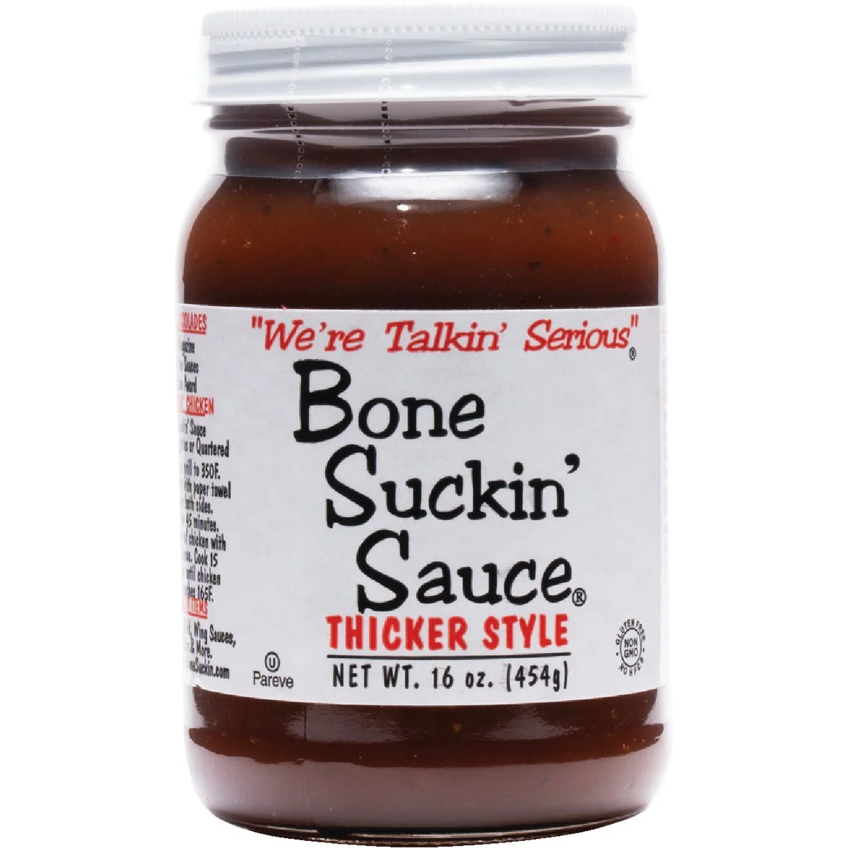 Minimalist Bone Suckin’ 16 Oz. Honey Molasses Thicker Style Barbeque Sauce Authentic