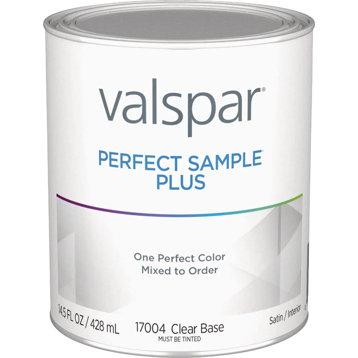 Solid Valspar Sample Plus Latex Satin Interior Paint Sample Clear Base Convenient