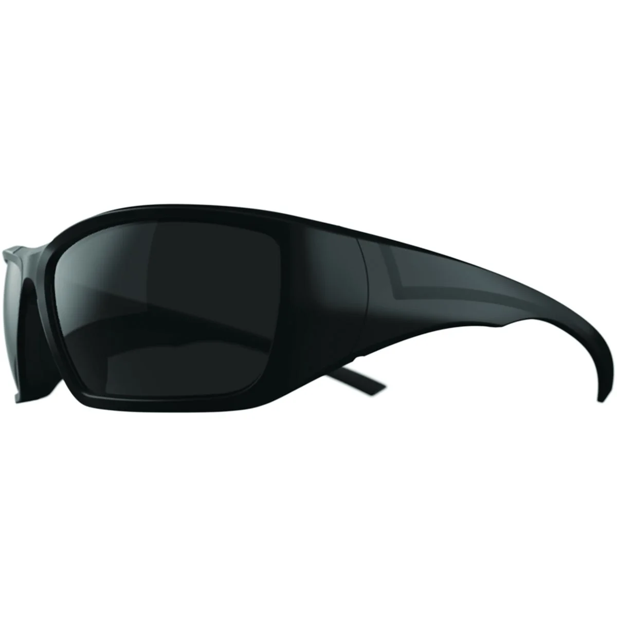 Relaxed I-Form Lava Black Frame Safety Glasses with Smoke Lenses Artisan