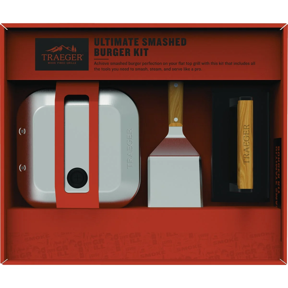 Original Traeger Smashed Burger Kit 3-Piece Consistent
