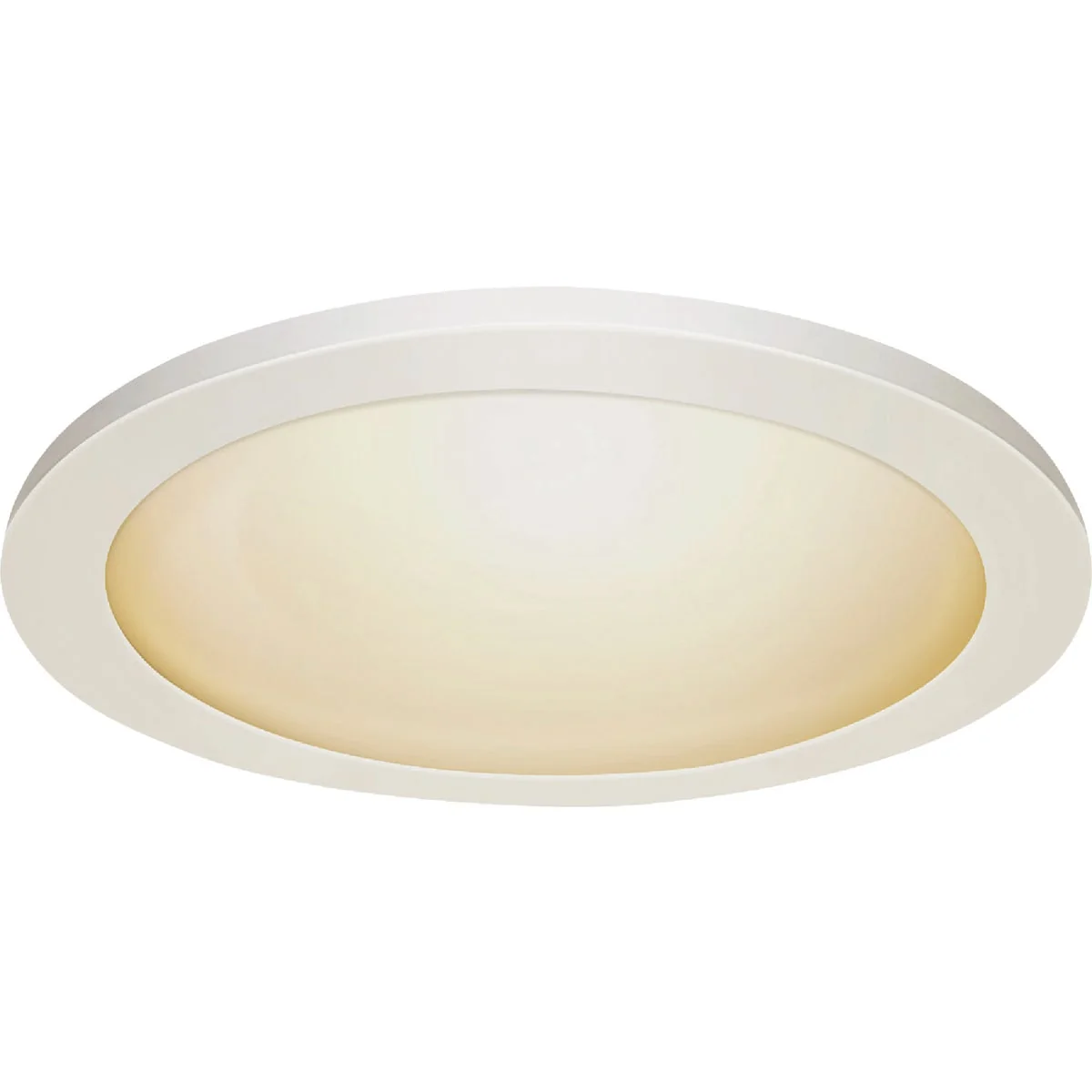 Traditional Feit Electric Edge-Lit 15 In. White Round 6-Way LED Flush Mount Light Fine Crafted