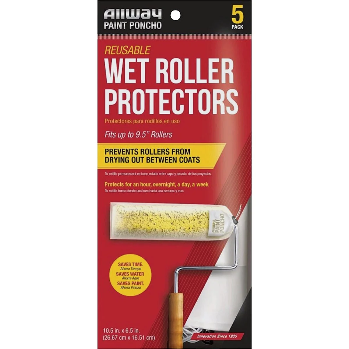 High-Quality Allway Paint Poncho Wet Paint Roller Protectors 5-Pack Unique
