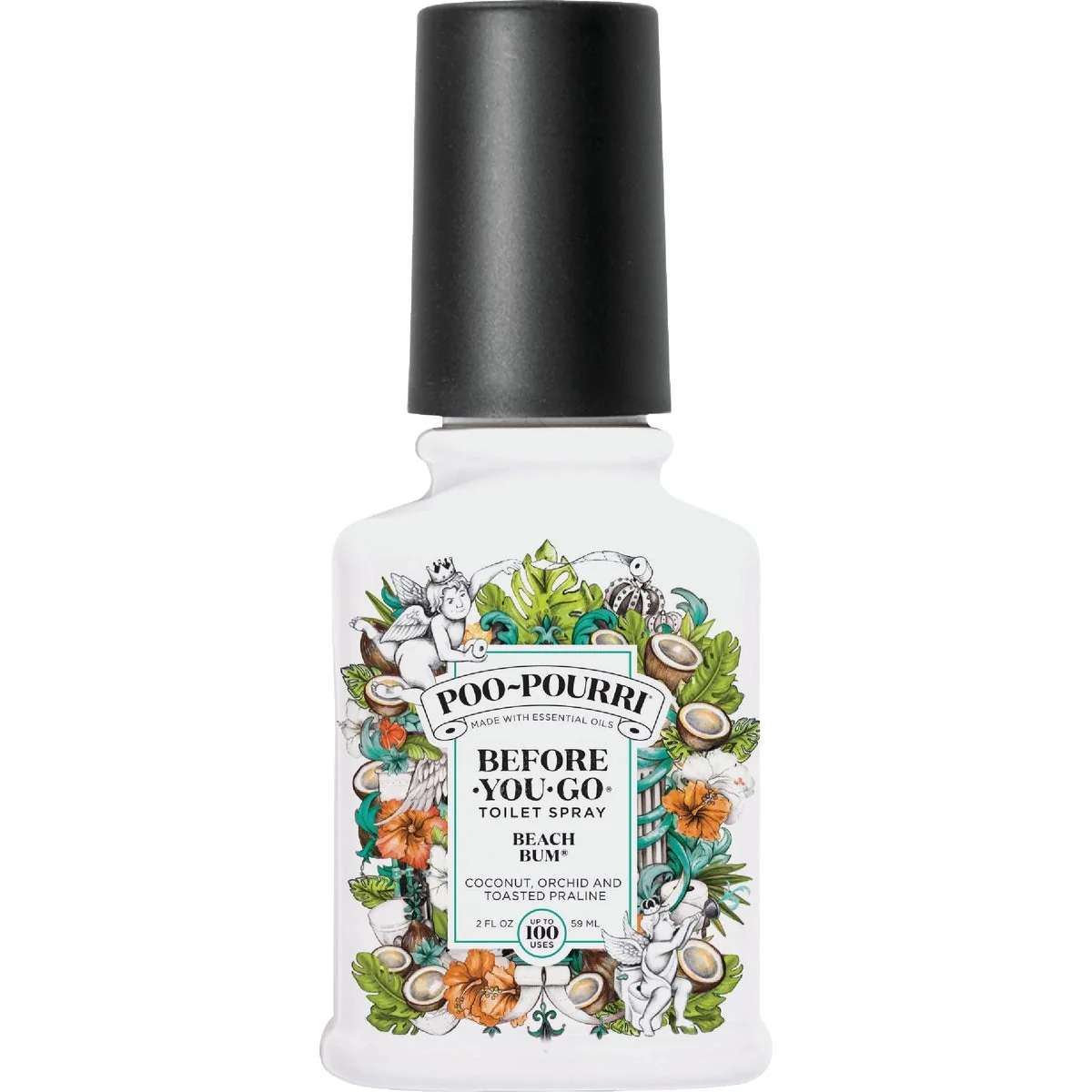 Top-Quality Poo-Pourri Before-You-Go 2 Oz. Beach Bum Deodorizer Spray Original Design
