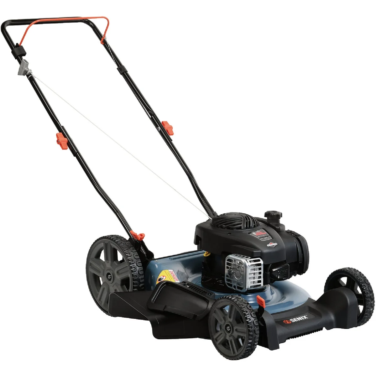 Detailed Senix 21 In. 125cc 2-In-1 Push Gas Lawn Mower Clean