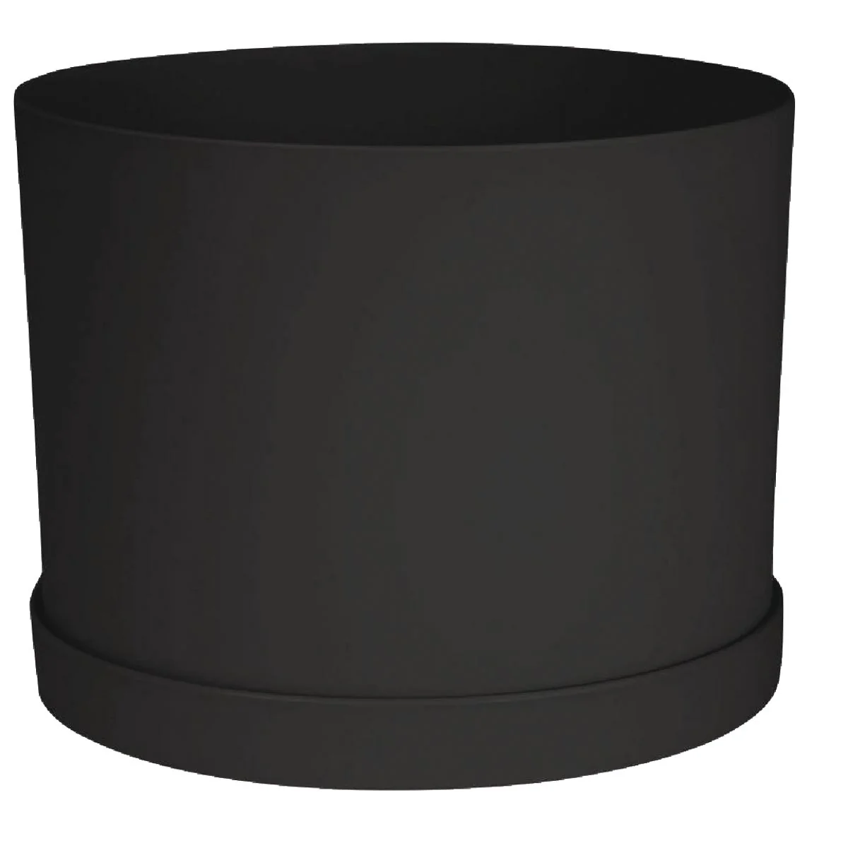 Soft Bloem Mathers Collection 6 In. Black Plastic Planter Recyclable