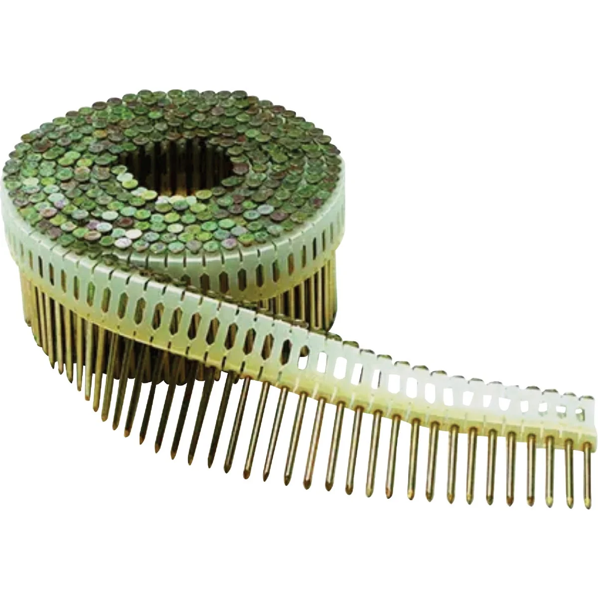 Effective Paslode 1-7 8 In. x 0.092 In. 0 Degree Plastic Strip Electro Galvanized Smooth Shank Coil Siding Nails 9000 Ct. Selected