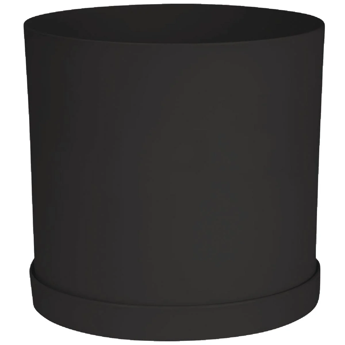 Casual Bloem Mathers Collection 10 In. Black Plastic Planter Professional