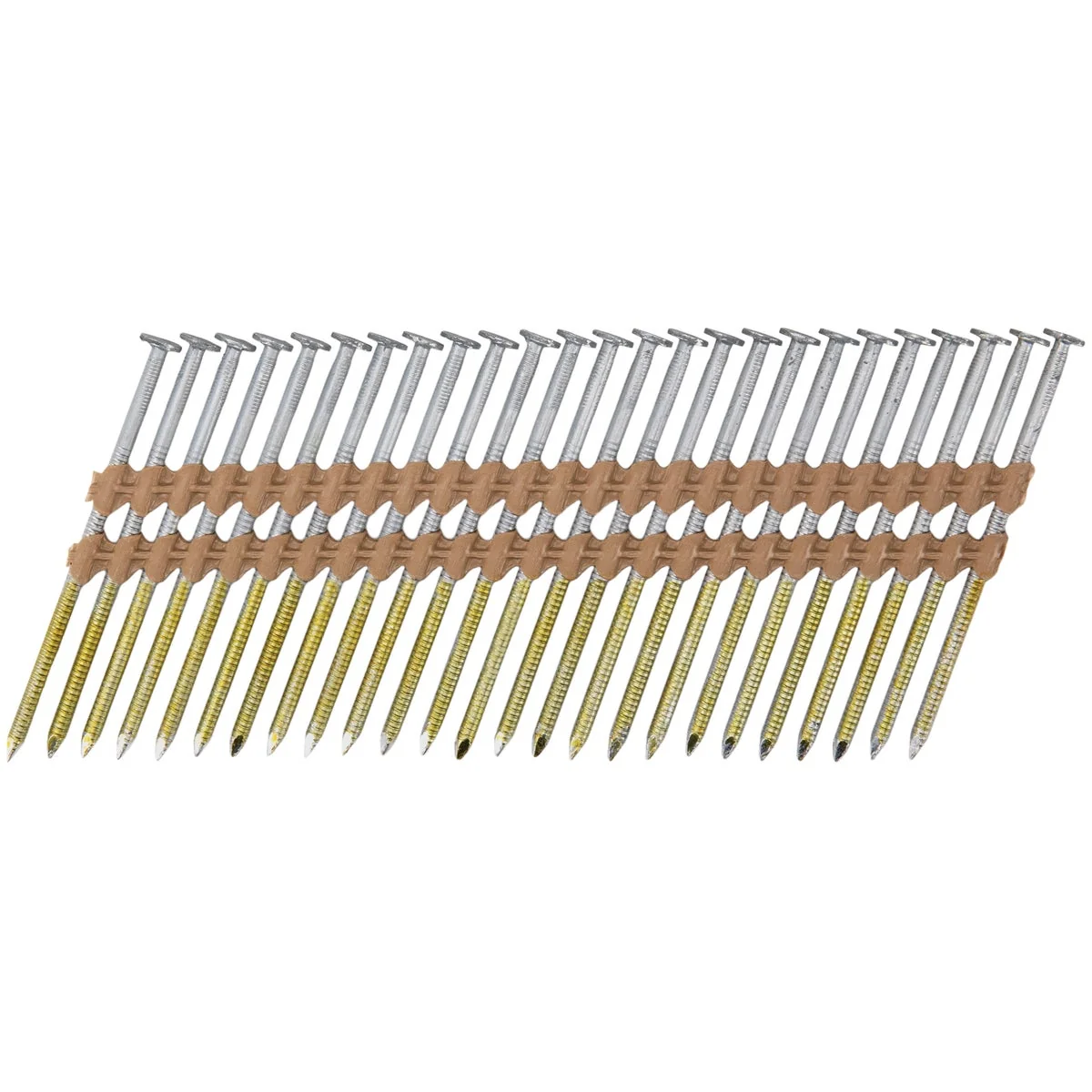 Detailed Pro-Fit 3 In. x .120 In. 21 Degree Plastic Strip Ring Shank Round Head Galvanized Collated Stick Nails 2000 Ct. Certified
