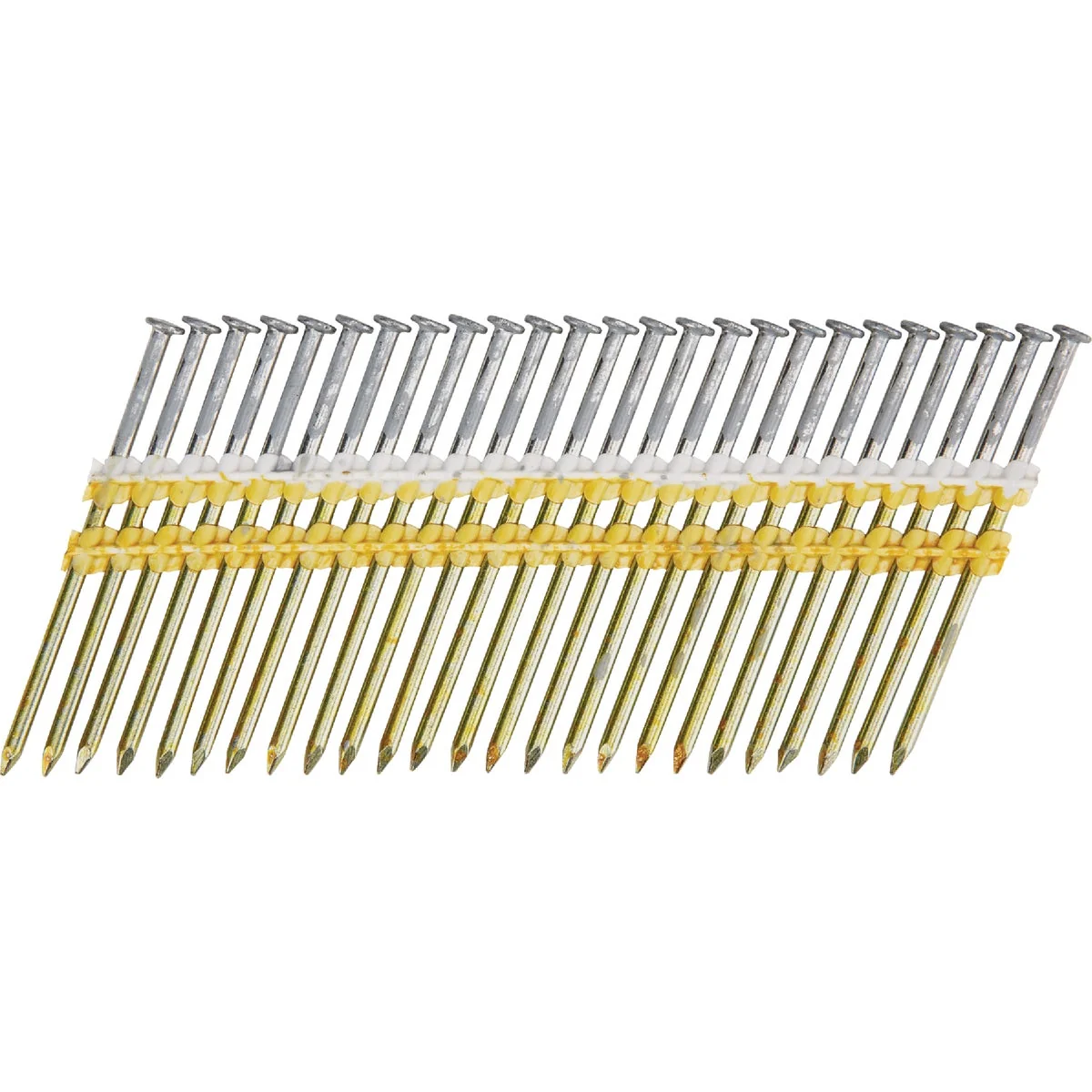 Smart Pro-Fit 3 In. x .131 In. 21 Degree Plastic Strip Smooth Shank Round Head Galvanized Collated Stick Nails 2000 Ct. User-Friendly