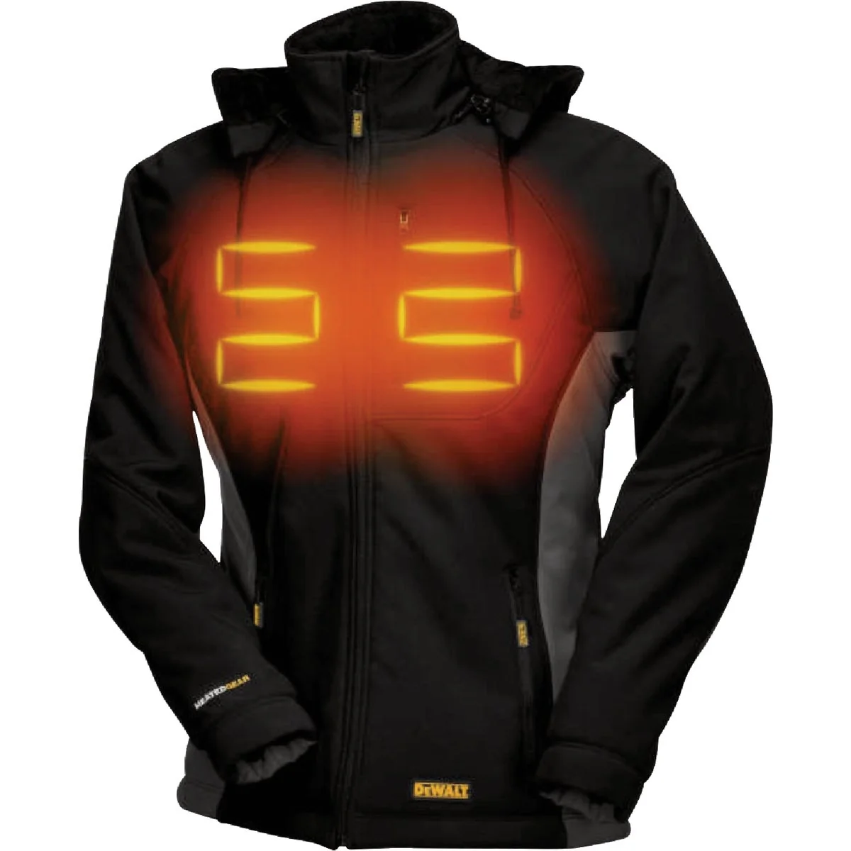 Luxury DEWALT Women’s Black Soft Shell Heated Coat Kit XL Top-Quality