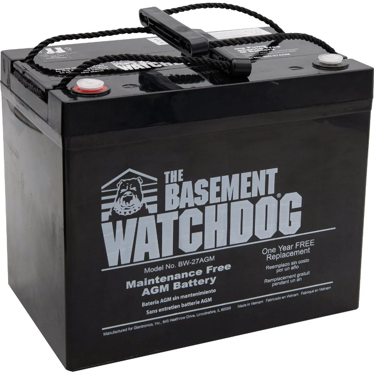 Elegant The Basement Watchdog Maintenance AGM Standby Sump Pump Battery Responsible