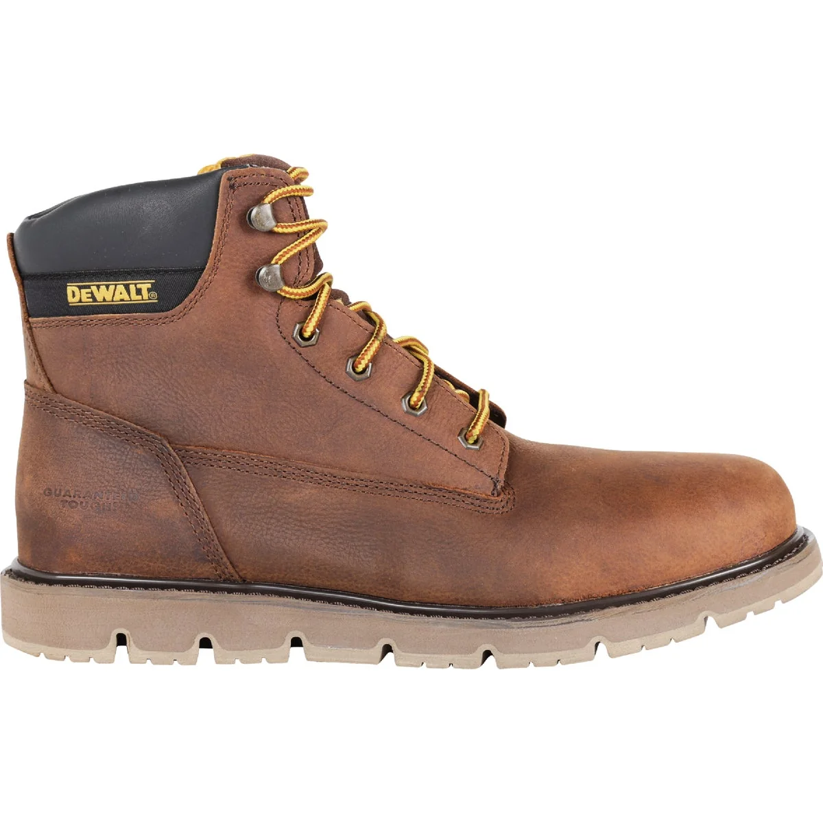 Reusable DEWALT Flex Men’s Size 8M Plain Toe Bison Brown Work Shoe Crafted