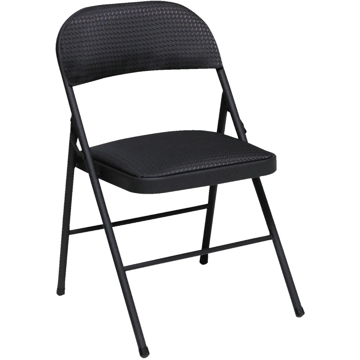 First-Class COSCO Fabric Folding Chair Black Optimized