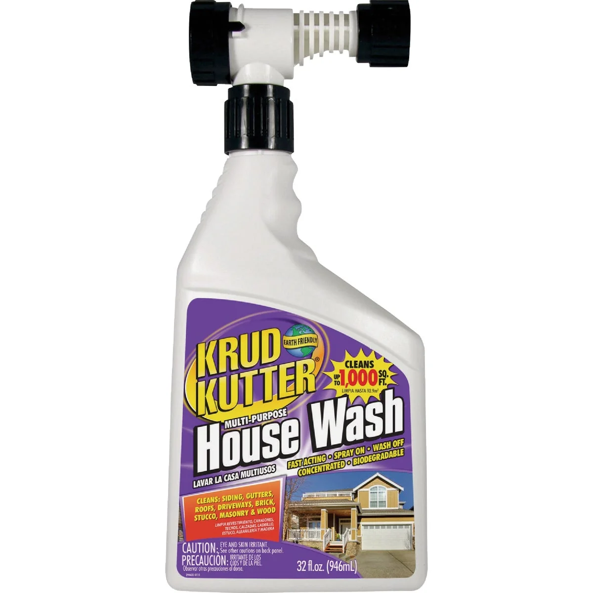 Long-Lasting Krud Kutter 32 Oz. Multi-Purpose House Wash Hose End Spray Soft