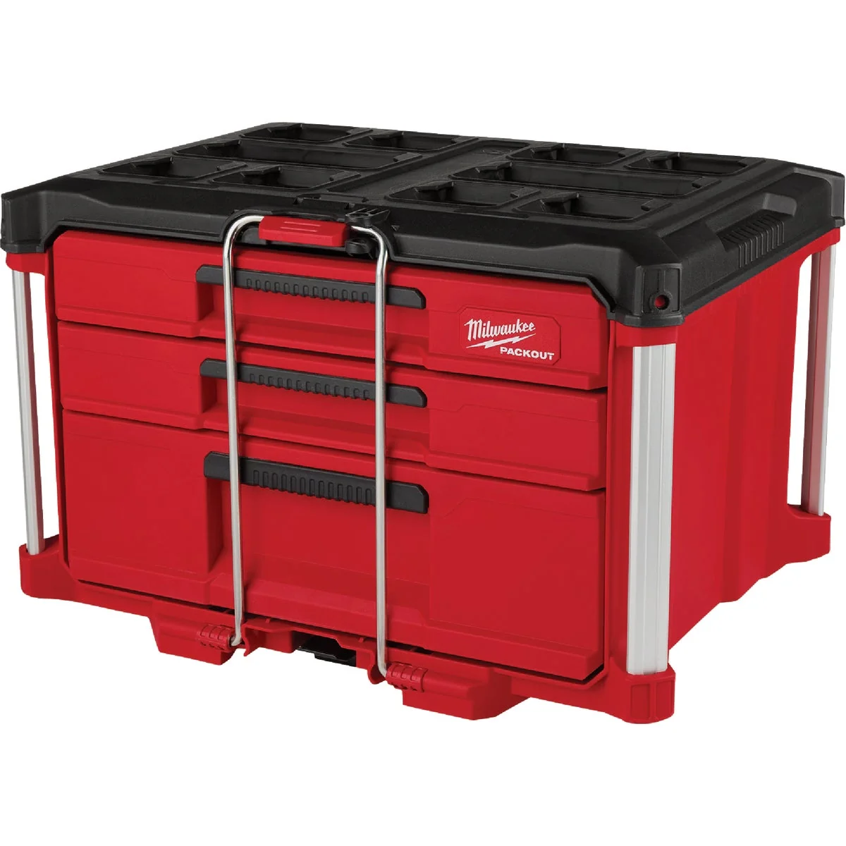 Eco-Friendly Milwaukee PACKOUT Multi-Depth 3-Drawer Tool Box 50 Lb. Capacity Premium