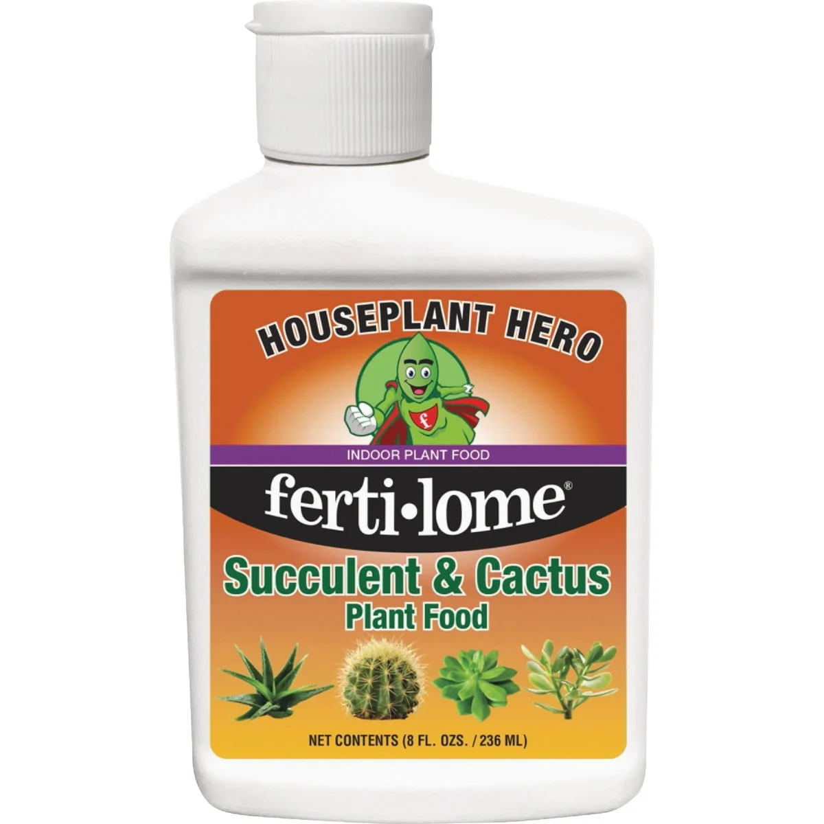 Soft Ferti-lome Houseplant Hero 8 Oz. 2-7-7 Concentrated Liquid Succulent Cactus Plant Food Enhanced