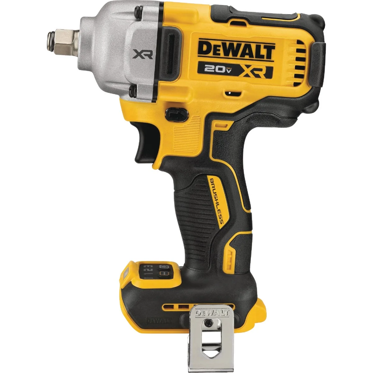 First-Class DEWALT 20V MAX XR Lithium-Ion 1 2 In. Mid-Range Cordless Impact Wrench with Hog Ring Anvil Tool Only Organic