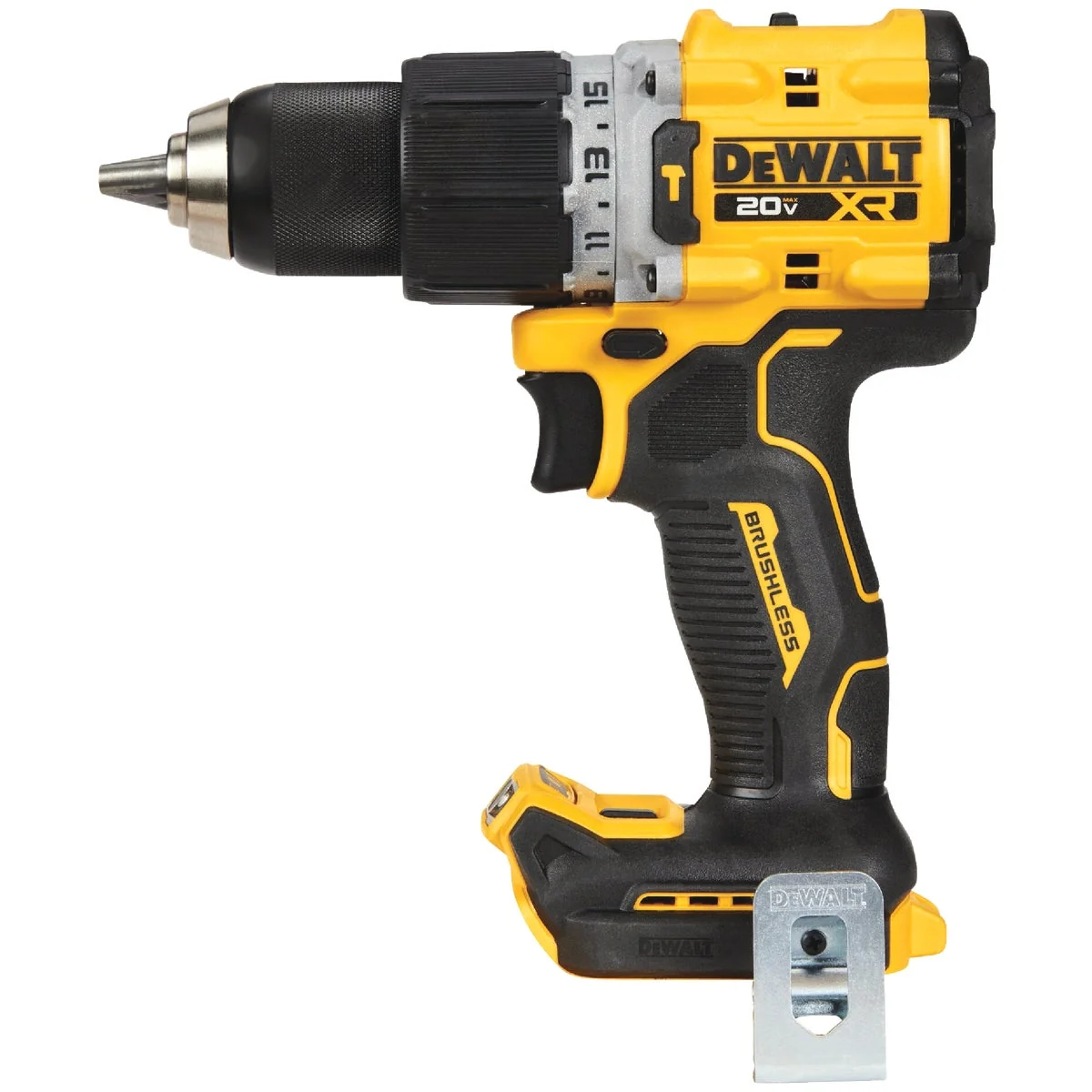 Traditional DEWALT 20V MAX XR Lithium-Ion Brushless 1 2 In. Compact Cordless Hammer Drill Tool Only Proven