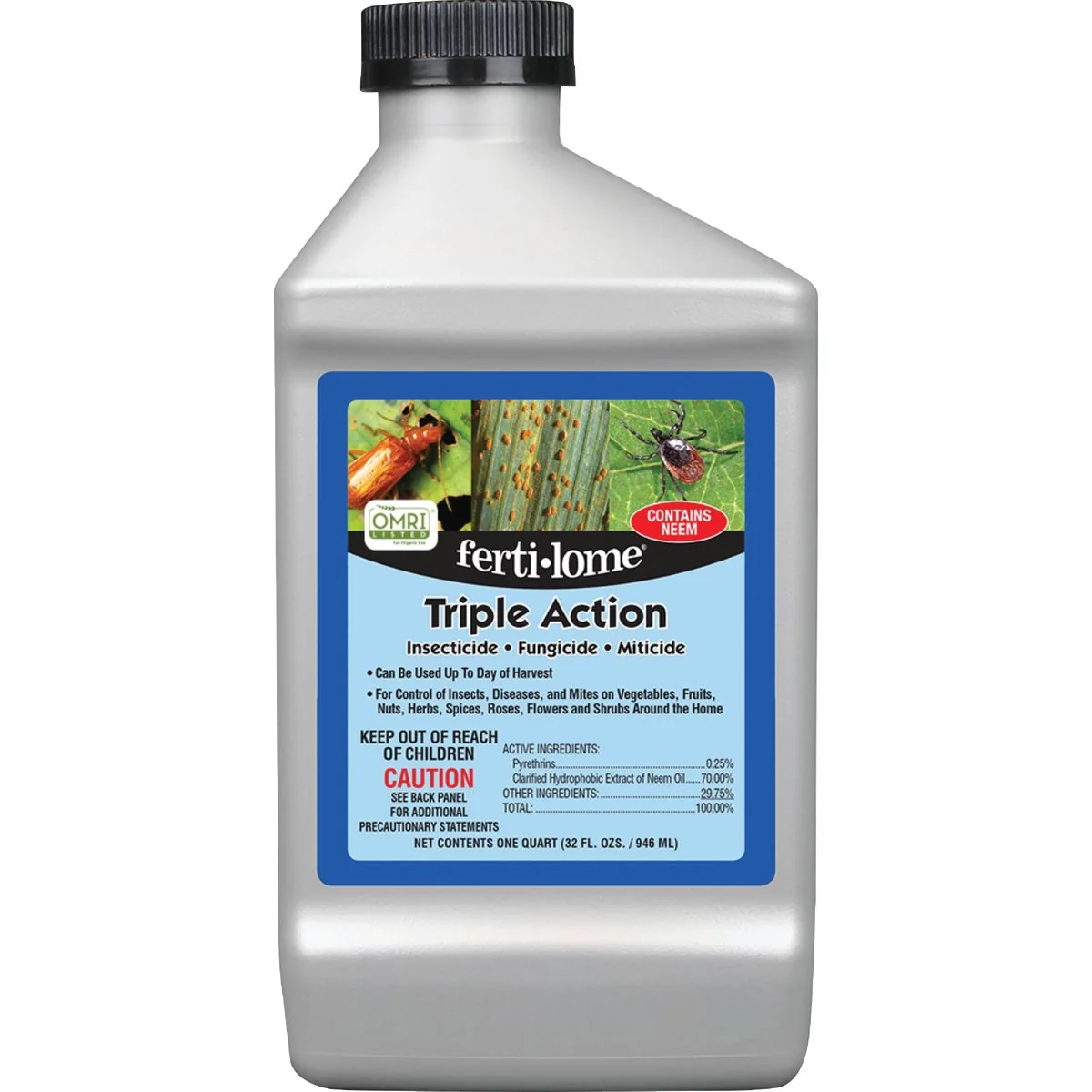 Superior Ferti-lome Triple Action 32 Oz. Concentrate Insect Disease Killer Premium