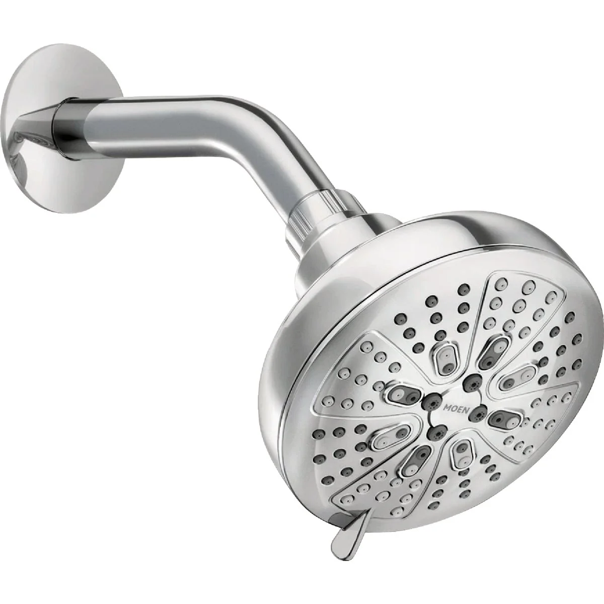 Premium Moen Hydro Energetix 8-Spray 1.75 GPM Fixed Shower Head Chrome Artisan