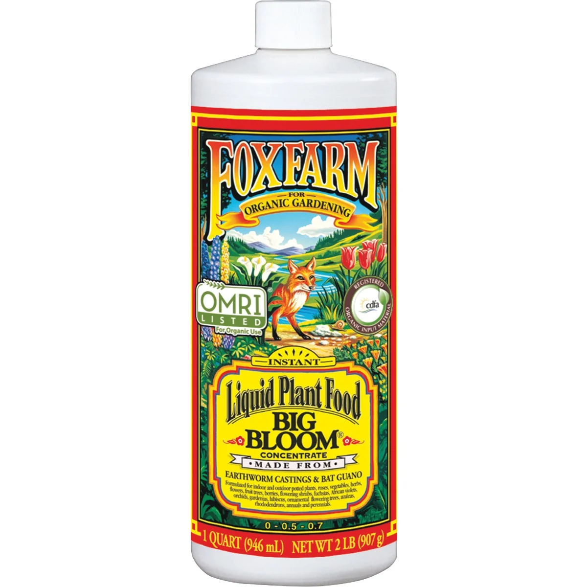Stylish FoxFarm Big Bloom 1 Qt. 0-0.5-0.7 Liquid Plant Food Unique