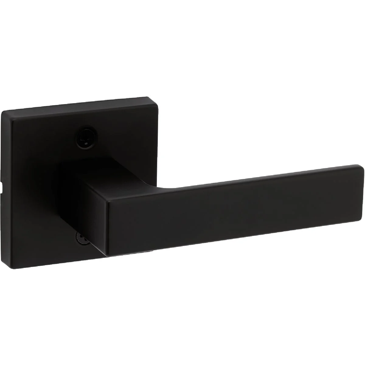 Solid Kwikset Singapore Square Hall Closet Lever Matte Black Breathable