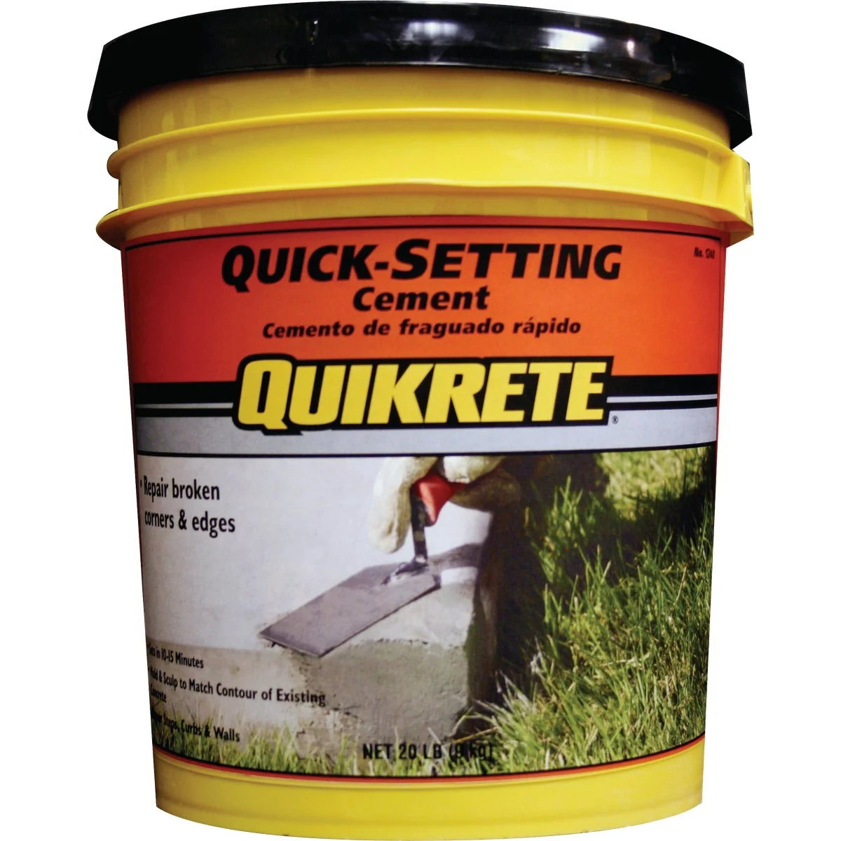 Long-Lasting Quikrete 20 Lb. Commercial Grade Quick Setting Cement Repair Quality