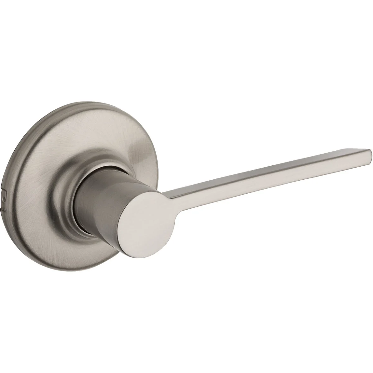 Consistent Kwikset Ladera Hall Closet Lever Satin Nickel Traditional