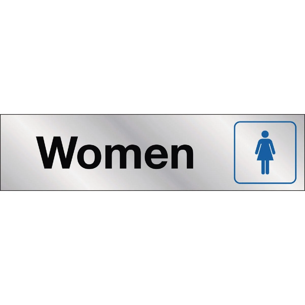 Certified Hy-Ko 2×8 Women Restroom Sign Classic