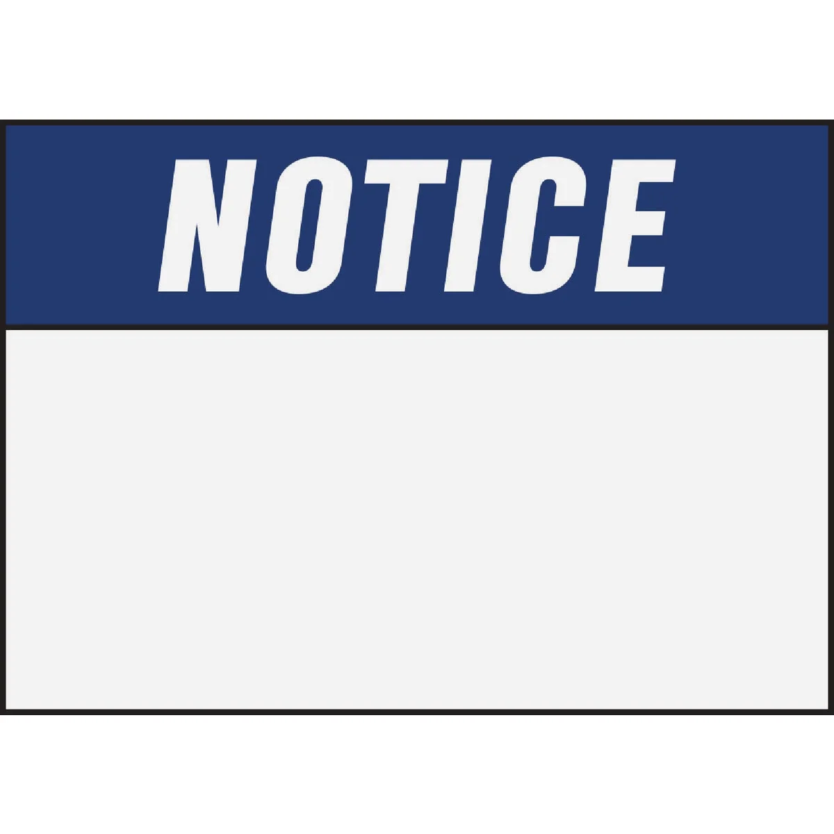 Fast Hy-Ko Notice Sign Original