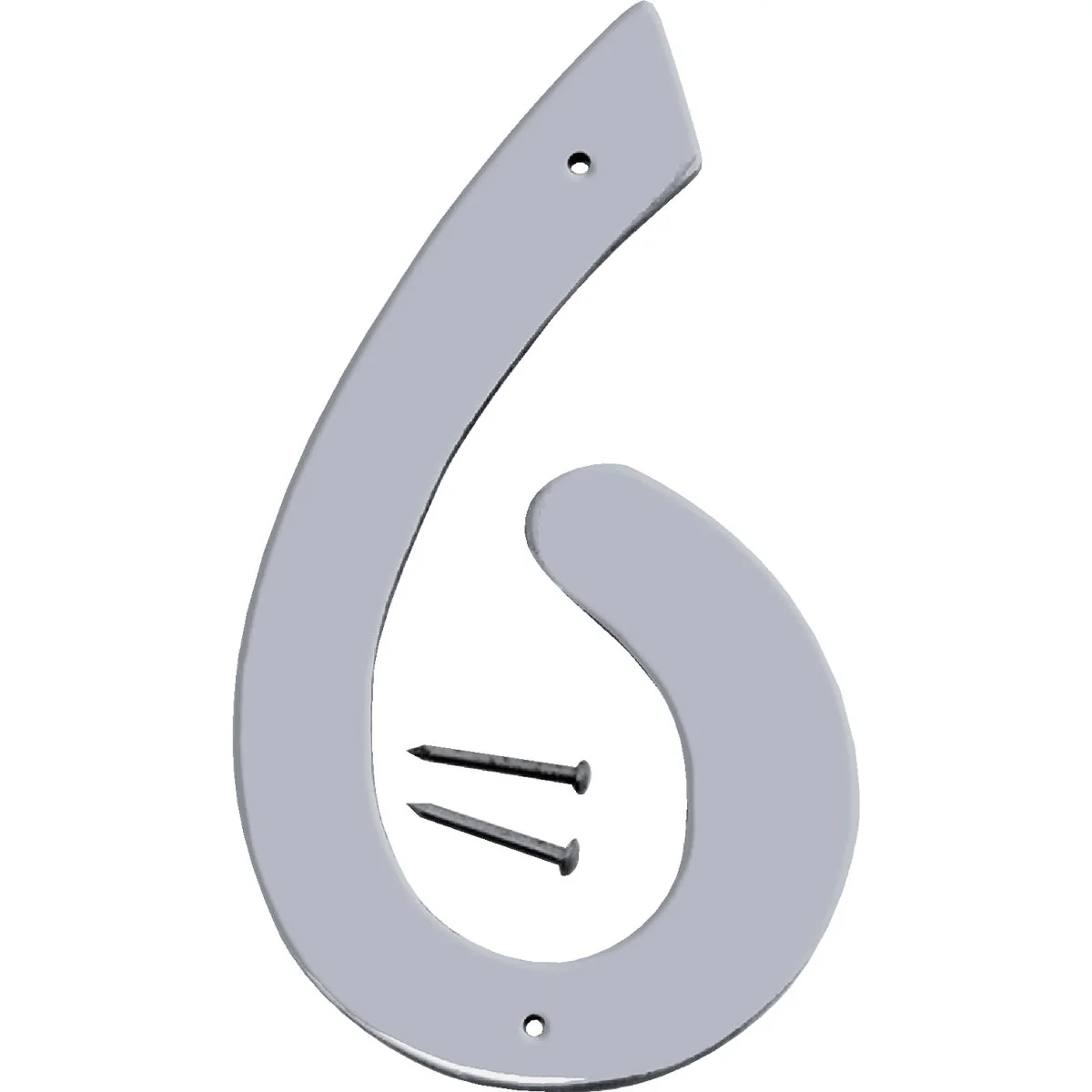 Sophisticated Hy-Ko 4 In. Satin Nickel Number 6 Smooth