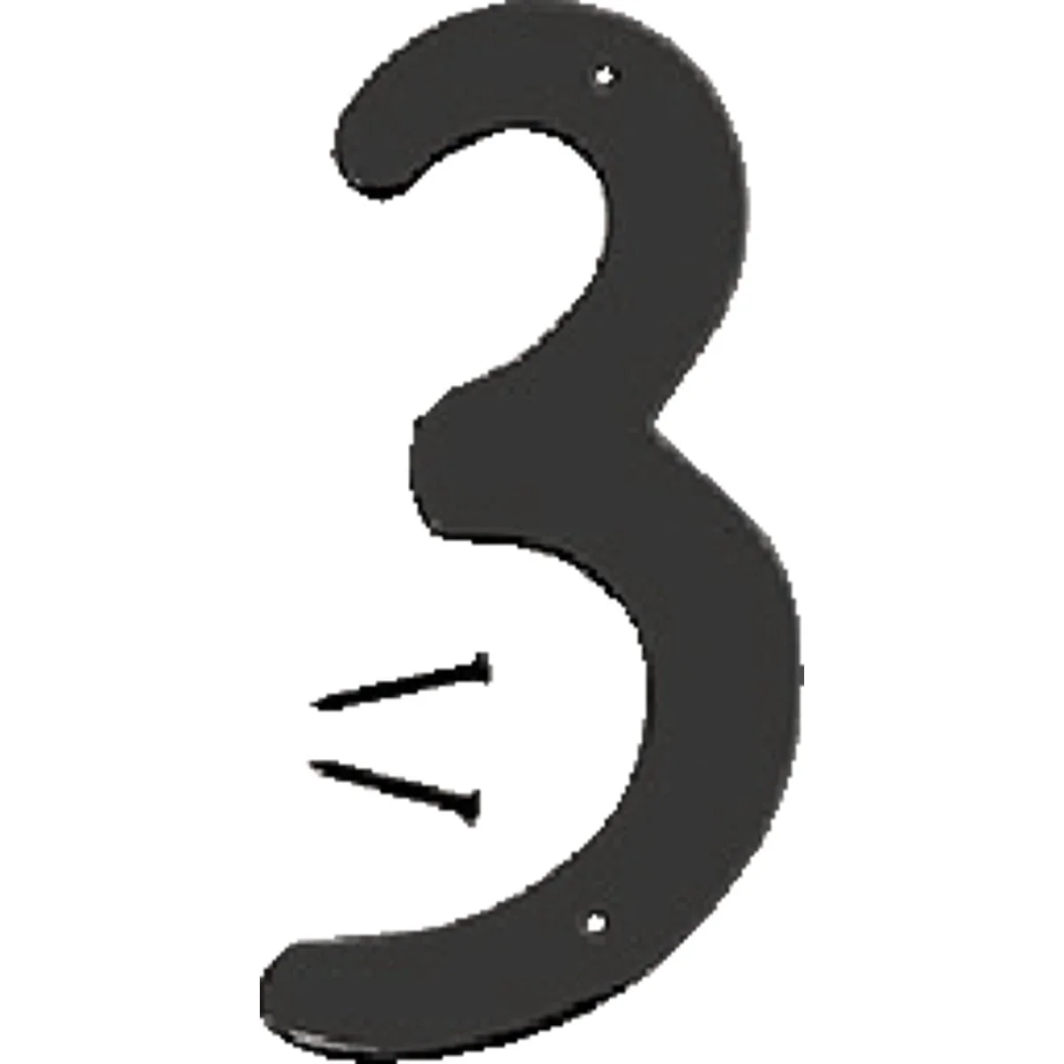 Convenient Hy-Ko 4 In. Satin Black Number 3 Fine
